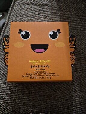 Spongellé Nature Animals Bella Butterfly Sponge